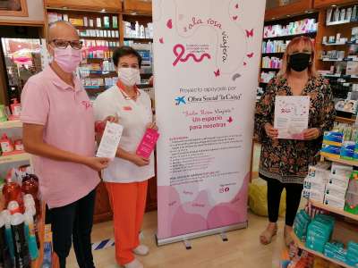 Adeje council and the Walk for Life launch the ‘Mobile Pink Room’